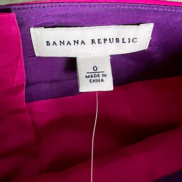 NWT - BANANA REPUBLIC Vibrant Fuchsia Skirt - Picture 10 of 15
